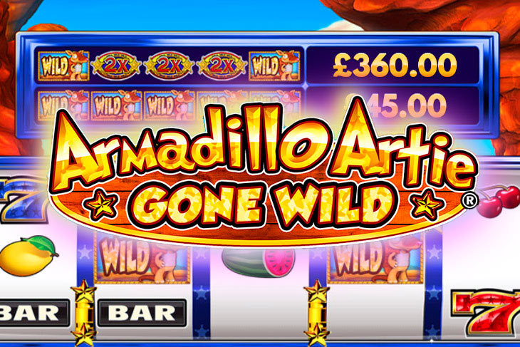 Armadillo Artie Gone Wild - DWG slot at Paradise 8 Casino Casino