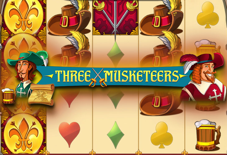 Three Musketeers - Red Tiger Gaming slot at Paradise 8 Casino Casino